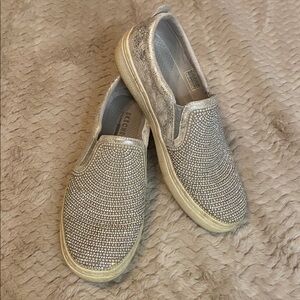 ♥️Skechers Goldie Diamond Darling women's slip-on sneakers with rhinestones